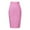 Pink, variant on Riforla Women's High Waist Knee Length Stripe Bandage Pencil Skirt Skirts for Women Trendy Orange XS