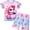 Baby Dinosaur, variant on 3-10Y Toddler and Little Girls Owl Pajamas 2-Piece Shirt & Shorts Pjs Set Big Kids Summer Jammies