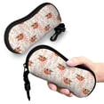 thumbnail image 5 of Zufioo Cute Sleepy Fox Print Sunglasses Case Tactical Zipper Sunglasses Carrying Case for Men Women, 5 of 6