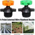 thumbnail image 2 of 1/2 Automatic Rotating Sprinkler Head Micro Sprinkler 360 Degree Rotating Sprinkler Head for Garden Watering Green 10 pieces Ref: 2787, 2 of 5