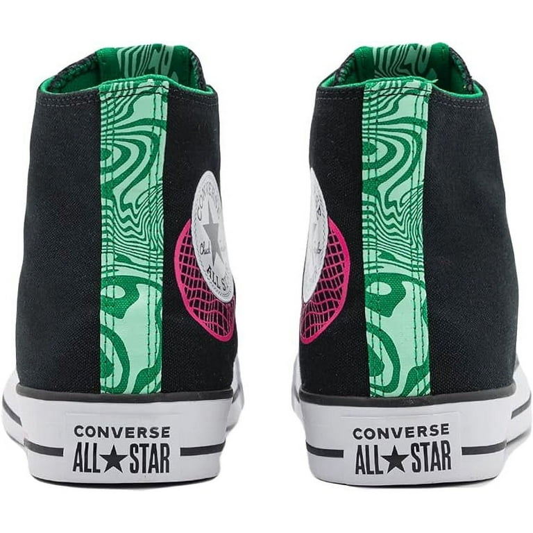 Converse Ctas See Beyond Hi Top Black Green Prime Pink Size 6.5 Adult Unisex