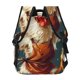 thumbnail image 4 of Fotbe Chef Chicken With Beer Bottles Mochila Casual con Estampado para Escuela, Viajes y Actividades al Aire Libre - Duradera, Ligera y Cómoda, 4 of 5