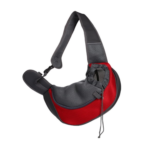 Pet Sling Tote, Breathable Mesh Messenger Messenger Bag, Comfortable Portable Dog Travel Sling Shoulder Bag, with Front Pocket, Suitable for Small and Medium Dogs and Cats Up to 13 Pounds