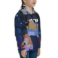 thumbnail image 3 of Lsque Bluey Patten Youth Hoodie Sweatshirt Pullover with Kangaroo Pocket Boys and Girls Hoodie Warm Hoodie for Kids, 3 of 8