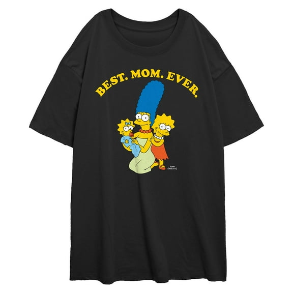 Juniors The Simpsons Best Mom Ever Trio T Shirt