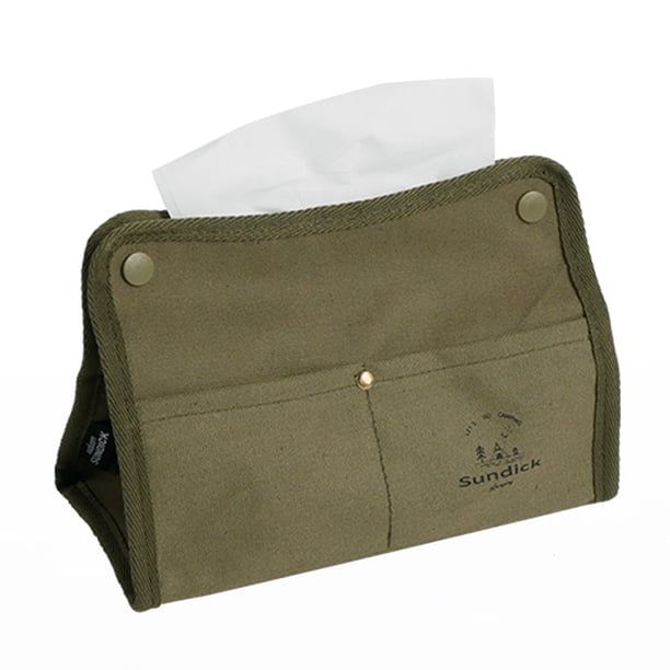 SUNDICK Paquetes de almacenamiento de toallas de papel Bolsa de tejido de lona impermeable Equipo de campamento