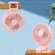thumbnail image 1 of Portable Clip-On Fan Battery Powered, Portable Travel Fan, Silent Personal Desktop Fan 3 Speeds, 360° Rotation Rechargeable, Great For Camping, 1 of 3