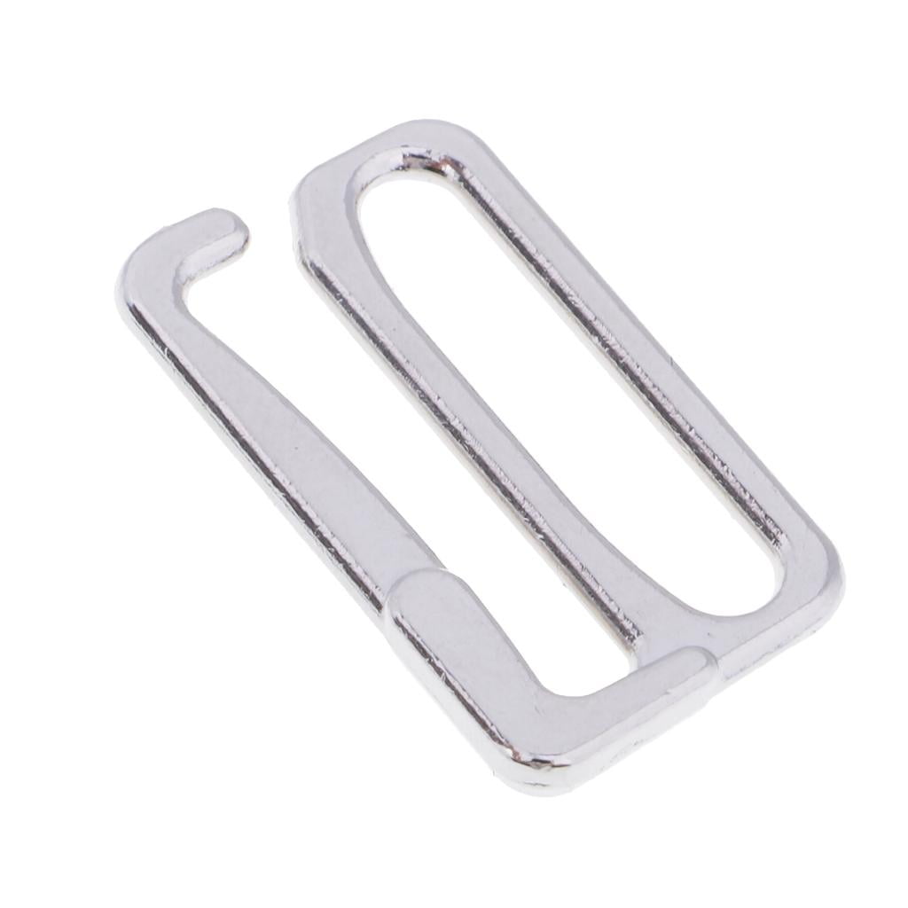 10 Pieces Metal Bra Strap Adjuster Slider Hook Supplies Sewing Craft , 26mm  