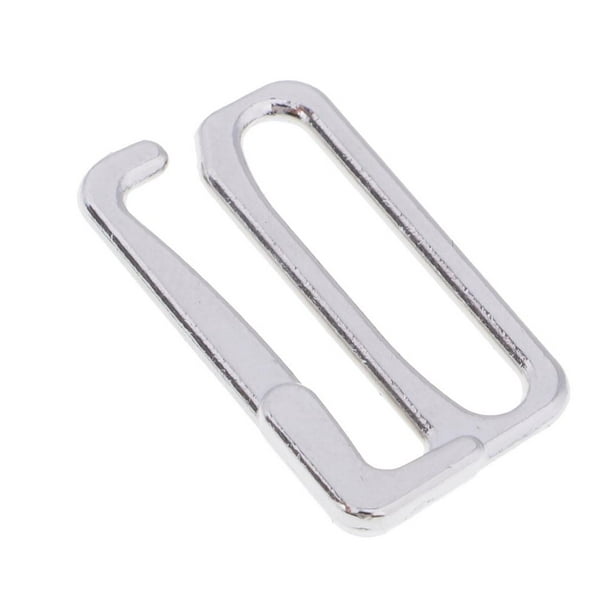 10 Pieces Alloy Replacement Bra Strap Slider Hook Fig 9 9mm 19mm