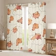 thumbnail image 2 of Homewish Kawaii Sleep Capibara Black Out Curtains, Cartoon Galaxy Cloud Curtains Pack of 2 (42x63 Each), Teens Kids Boys Girls Bedroom Curtains, Window Curtains Bedroom Decor, 2 of 6