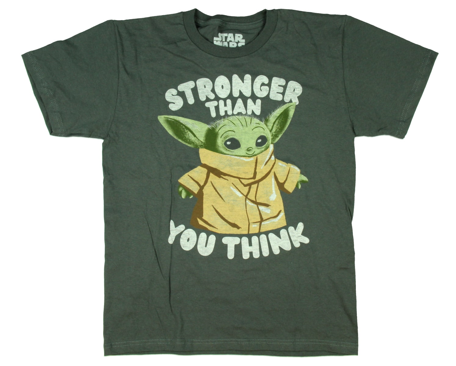 Seven Times Six Star Wars Boy's The Mandalorian Baby Yoda Stronger