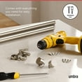 thumbnail image 2 of Umbra Cappa Expandable Single Curtain Rod 36-66", 2 of 9
