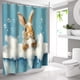 thumbnail image 5 of Holiday Decoration Shower Curtain Home Bathroom Dry And Wet Separation Shower Curtain Waterproof Shower Curtain, 5 of 6