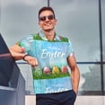 thumbnail image 4 of Fotbe Happy Easter Camiseta Polo de Golf para Hombre con Estampado – Camisa Deportiva Transpirable con Cuello Abotonado-Large, 4 of 6