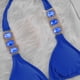 thumbnail image 2 of TaTaai Patchwork Strap Bikini for Women, Crystal Embellished Swimsuit Set, Elegant Two Piece Beach Vacation Wear with Glittering Details, Solid Color Style Gift, 2 of 8