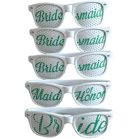 Bridal Party Wedding Party Sunglasses, Set of 5