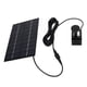 thumbnail image 4 of Kit De Bomba De Agua Solar, 9V 1.8W Alta Conversión 4 Boquillas Bomba De Fuente Solar ABS Fuerte Para Nadar, 4 of 7