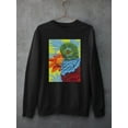 thumbnail image 3 of Bird In The Tropics. Ii Sweatshirt Men -Carolee Vitaletti Designs, Male XX-Large, 3 of 4