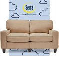 thumbnail image 1 of Serta Palisades 61" Loveseat Sand Beige, 1 of 13