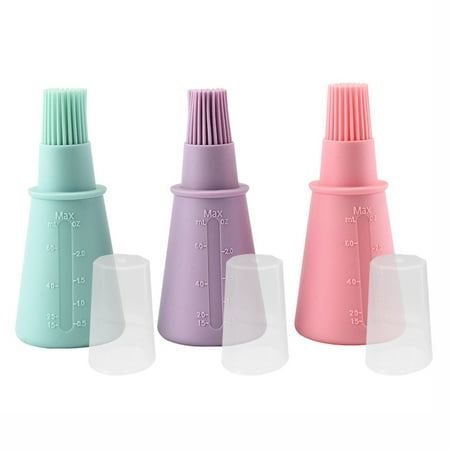

Lacyie 3PCS Silicone Oil Bottle Brush Soft Baking Tool