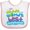 White and Pink, variant on Inktastic Chiropractor Daddy Boys or Girls Baby Bib
