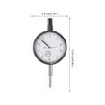 thumbnail image 2 of WRITWAA Herramienta De Medición Dial Gauge De Precisión 0.01 Mm Con Visualización Mecánica Plata, 2 of 8
