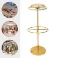 thumbnail image 4 of Rotatable Round Clothes Rack, 2-tier Clothing Rack, Floor-Standing Circular Rack, 4 of 22