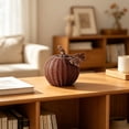 thumbnail image 7 of 14cm Resin Pumpkin Figurines with Woven Texture Fall Decor Autumn Decor Halloween Thanksgiving Decorations for Home, 7 of 7
