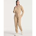 thumbnail image 5 of Real Essentials 3 Pack: Women's Fleece Jogger Sweatpants (Available in Plus Size), 5 of 6