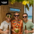 thumbnail image 4 of Nude Beach Coastal Theme Street Sign 16" x 4" Funny Tin Sign Shore Pool Deck Tiki Home Decor, 4 of 4