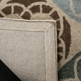 thumbnail image 4 of SAFAVIEH Wyndham Louise Medallion Area Rug, Beige/Blue, 7' x 7' Square, 4 of 8