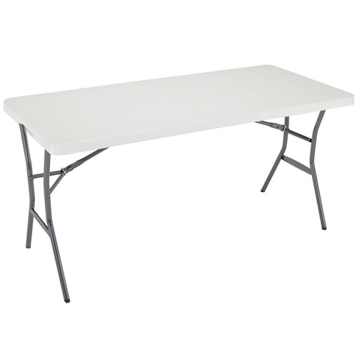 Lifetime 5 Foot Fold In Half Table, 5 Foot Round Folding Table