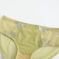 thumbnail image 3 of Plus Size Panties for Women Underwear French Thin Mesh Lace Panties Womens Sheer Low Waist Bikini Underpants Green XL, 3 of 6