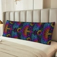 thumbnail image 6 of Bingfone Body Pillow Cover Long Pillow Case With Zipper Decorative Bedding Pillowcase 20"X54" Soft Cushion Pillow Case For Bedroom-Indian Mandalas Dragonfly, 6 of 8