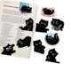 thumbnail image 1 of Marcapáginas magnéticos Prudiut, 10 piezas, gato negro, regalo lindo, 1 of 7