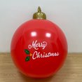 thumbnail image 2 of Pelota Inflable Adornos de bolas de Navidad de 60 cm, accesorios de fiesta, globo grande de PVC para marco de puerta (E), 2 of 5
