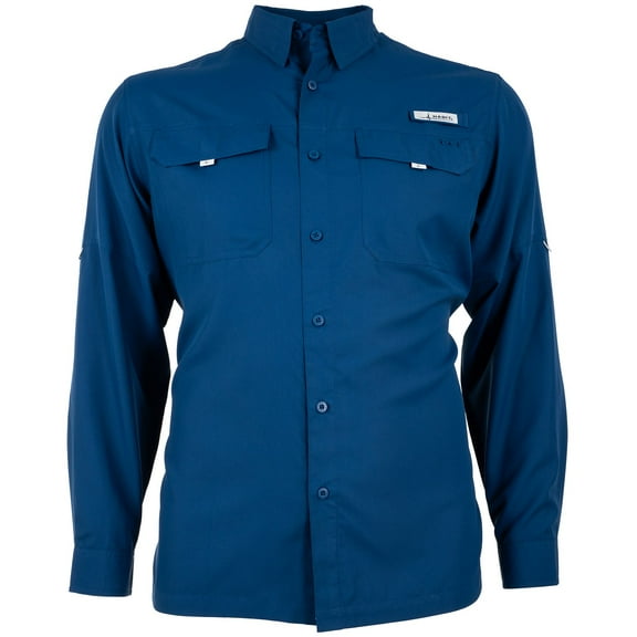 Habit Men's UPF 40+ UV Protection Long-Sleeve Fishing Shirt