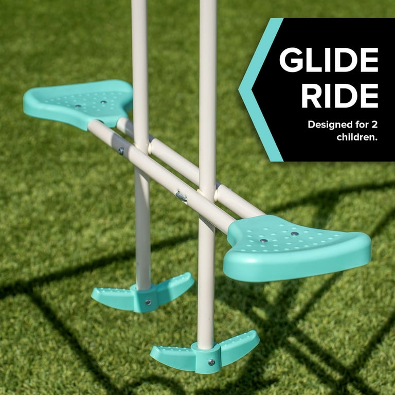 Sportspower Arcadia Kids Outdoor Playground Swing Set with Trapeze