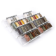 thumbnail image 3 of Organizador de cajones de especias de acrílico transparente 8X, inserto de cajones para frascos de condimentos, bandeja para estante de especias de cocina (frasco no incluido), 3 of 4