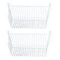 thumbnail image 1 of Con Cubos De Organizador De Congelador De 2 Piezas, Contenedores De Almacenamiento De Alimentos Para Alimentos Para El Congelador De Alambre De Alambre De Acero, 1 of 7
