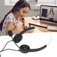 thumbnail image 4 of Call Center Headphone, Plug And Play Ergonomic Design Wired Soft Office Phone Headphone With Noise Reduction Microphone For Conference For Telemarketing, 4 of 8