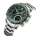 thumbnail image 3 of Reloj NAVIFORCE Resistente al Agua Plata y Verde, 3 of 4