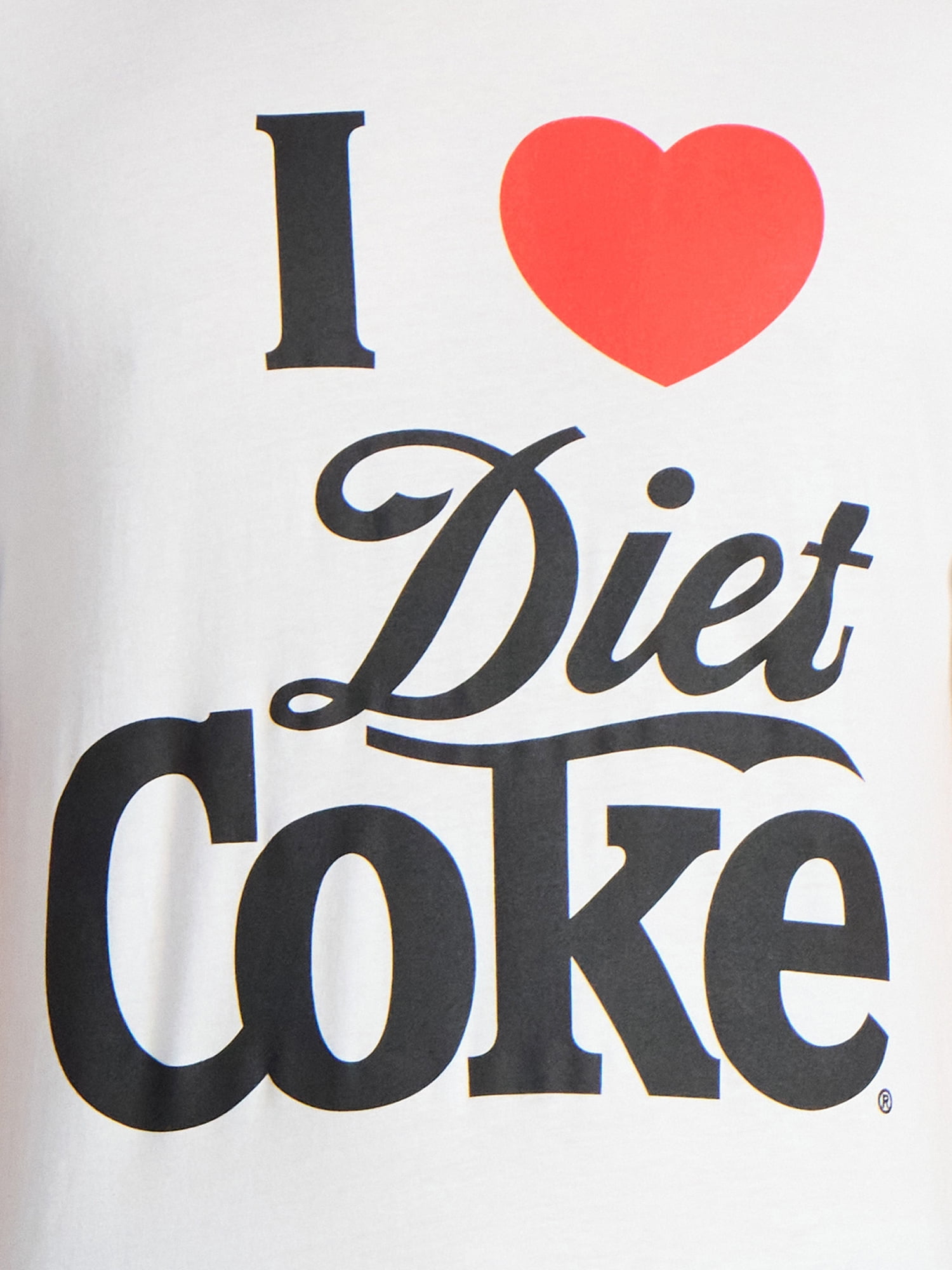 Coca-Cola Men's and Big Men's I Heart Diet Coke Graphic Tee, Sizes S-3XL