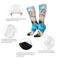 thumbnail image 3 of Sigee Vintage Map Travel Essentials for Socks for Men Women Socks Stocking Compression Socks, 3 of 6