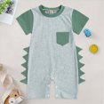 thumbnail image 2 of UAYOTSE Baby Onesies,Newborn Onesies Boy,Summer Short Sleeve Thin Cotton Newborn Clothes Baby Jumpsuit Cute Print Clothes for Boys Girls,Sizes 0-3 Months, 2 of 8
