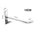 thumbnail image 3 of 5pcs/lot Hole Board Hook Steel Oblique Hanger Hardware Tool Hammer Pliers Wall Mount Storage Rack Garage, 3 of 5