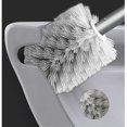 thumbnail image 4 of Toilet brush, Polypropylene inner bucket, White brush, BPA free, Metallic. Measures 9 x 9 x 35 cm, 4 of 5