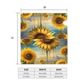 thumbnail image 4 of Yiaed Artistic Oil Painting Sunflower Print Mailbox Covers, Magnetic Mailbox Cover, Mail Box Covers for Garden Outdoor Decor Box Covers-25.5x21 in, 4 of 8