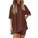 thumbnail image 1 of Conjunto Lounge PRETTYGARDEN Camisa Oversized y Shorts Biker XL, 1 of 5