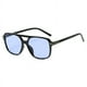 thumbnail image 1 of Black Blue Gafas de sol cuadradas Vintage para mujer, gafas de sol con espejo Retro, gafas de sol femeninas en negro y amarillo, moda de colores caramelo para mujer, 1 of 5